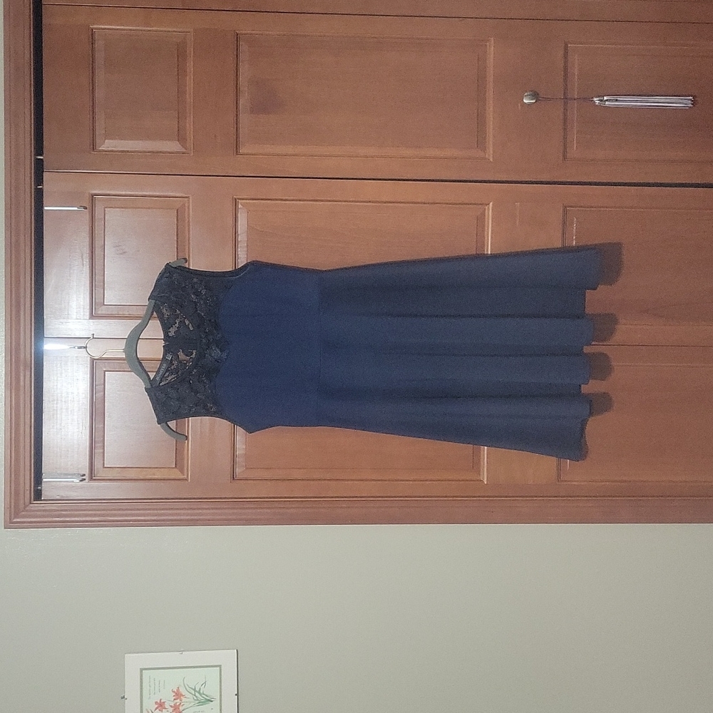Navy blue party dress